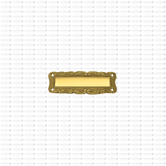 spitzer_messing_namensschild_810002 Namensschild Stil 810002